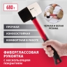 Киянка резиновая, 680 г, черно-белая резина, фибергласовая рукоятка Matrix